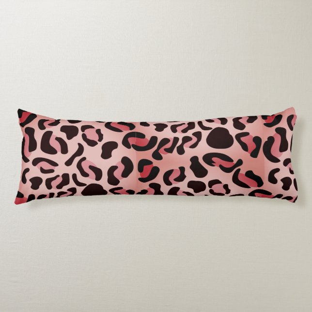 Coussins Longs Motif animalier moderne léopard (Devant)