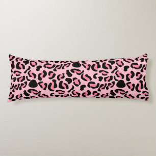 Coussins Longs Motif animalier rose moderne léopard