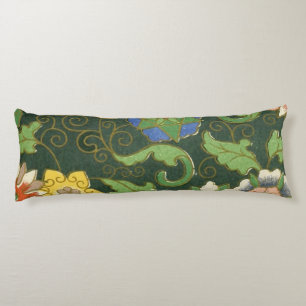 Coussins Longs Motif antique cloisonné chinois : Vert Jade