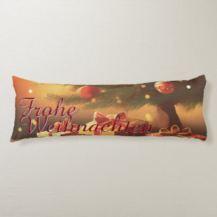 Coussins Longs Motif, avec des cadeaux sous l'arbre de Noël 37016