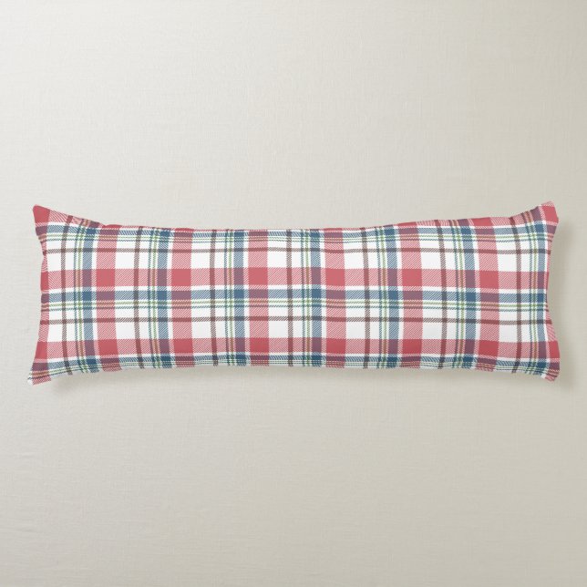 Coussins Longs Motif carreaux classique (Devant)