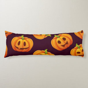 Coussins Longs motif citrouille