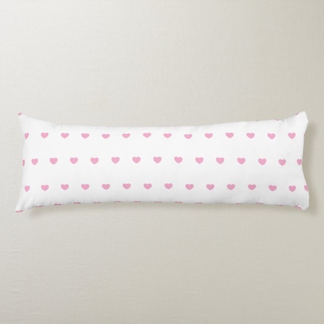 Coussins Longs Motif Cœurs (Devant)