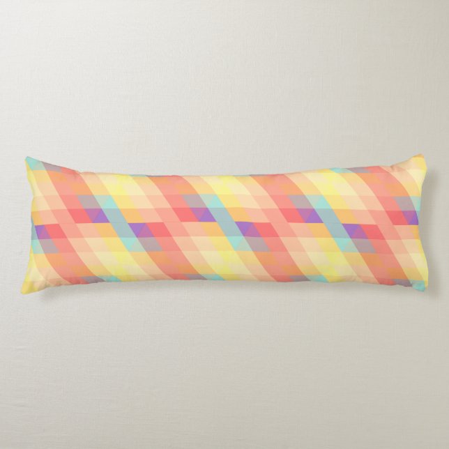Coussins Longs Motif coloré (Devant)