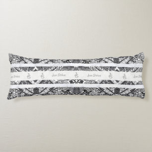 Coussins Longs Motif de BATIK moderne
