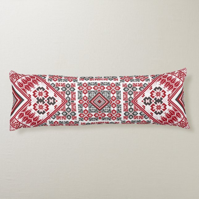 Coussins Longs Motif de broderie palestinien 2 (Dos)