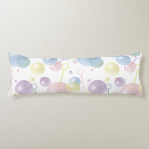 Coussins Longs Motif de bulles coloré mignon
