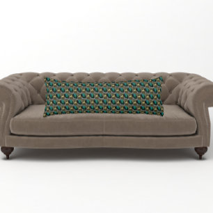 Coussins Longs Motif de canard de Mallard à tête verte