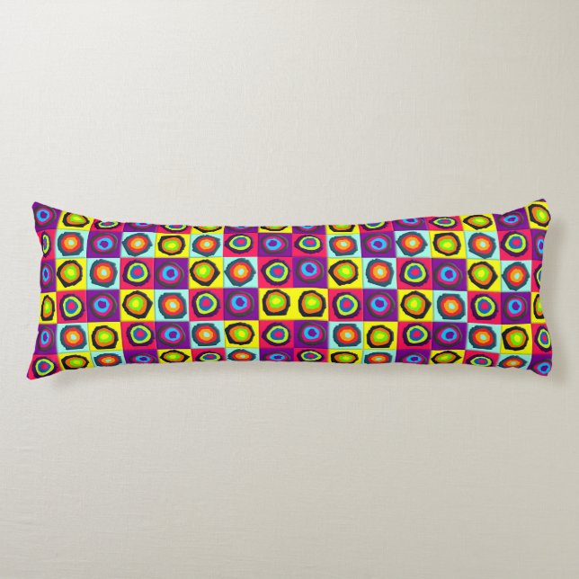 Coussins Longs motif de cercles   (Devant)