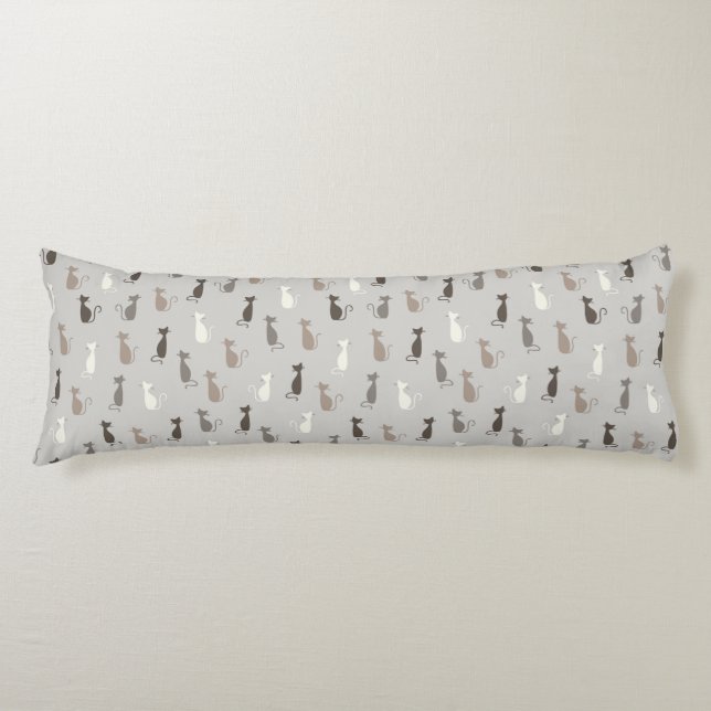 Coussins Longs Motif de chats (Devant)