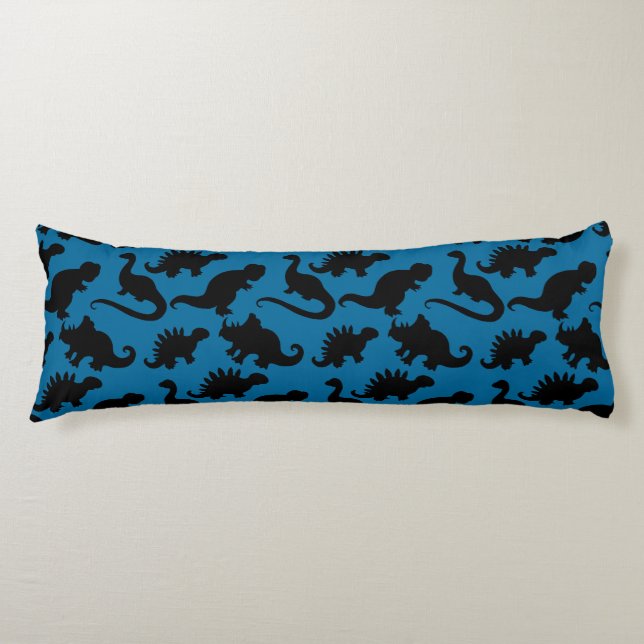 Coussins Longs Motif de dinosaures amusants (Devant)