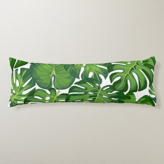 Coussins Longs Motif de feuilles (Devant)