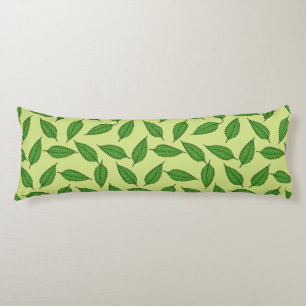 Coussins Longs Motif De Feuilles, Motif De Feuilles, Feuilles De