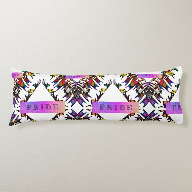 Coussins Longs Motif de fierté (Devant)