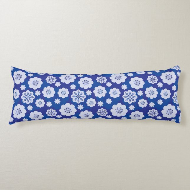Coussins Longs motif de fleur (Devant)