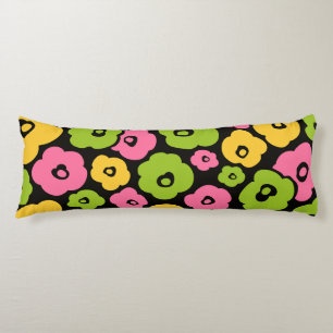 Coussins Longs Motif de fleurs sauvages