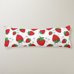 Coussins Longs Motif de fraises