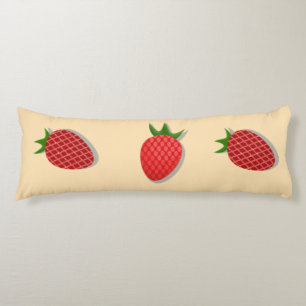 Coussins Longs Motif de fraises pour les fruits à l'été bonnes vi