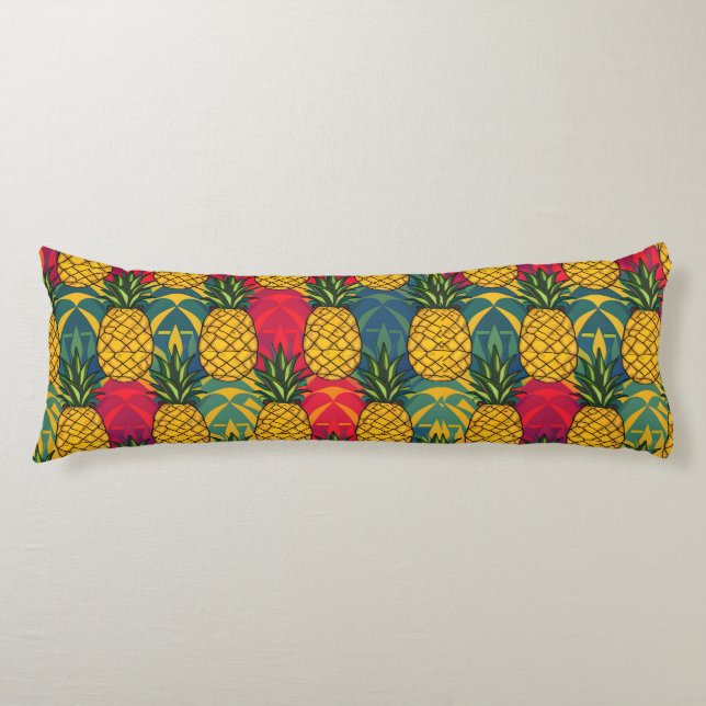 Coussins Longs Motif de l'ananas  (Devant)