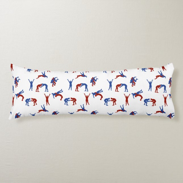 Coussins Longs Motif de lutte gréco-romain (Devant)