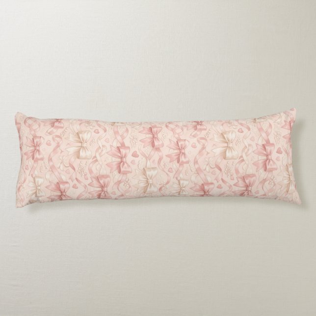 Coussins Longs Motif de nœud coquette (Dos)