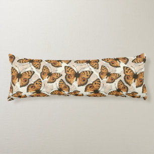 Coussins Longs Motif de papillon paon