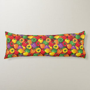 Coussins Longs Motif de paprika