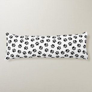 Coussins Longs Motif De Pâtes, Paniers De Chien, Paniers Noirs