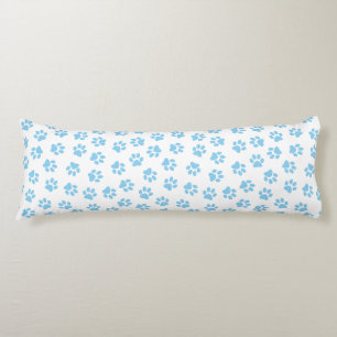 Coussins Longs Motif De Pâtes, Poches De Chien, Bébé Pâtes Bleues