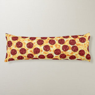 Coussins Longs Motif de pizza de pepperoni