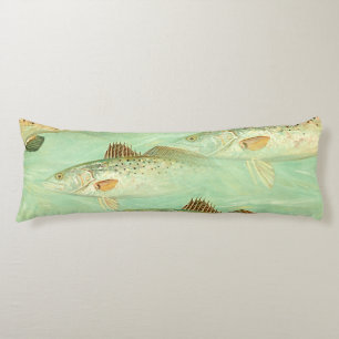 Coussins Longs Motif de poisson de bar
