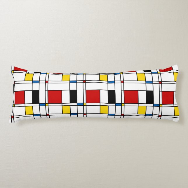Coussins Longs Motif de Stijl (Devant)