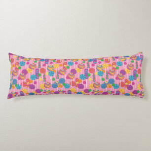 Coussins Longs Motif de sucrerie de lucettes