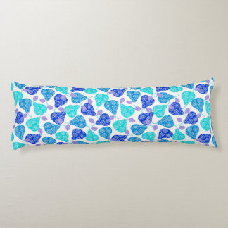 Coussins Longs Motif décoratif bleu clair