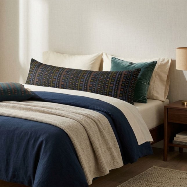Coussins Longs Motif décoratif folklorique scandinave (Créateur téléchargé)