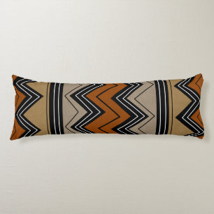 Coussins Longs Motif des Zigzags africains