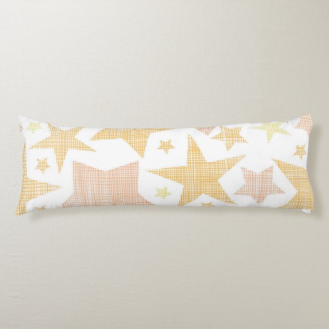 Coussins Longs Motif d'étoiles (Devant)