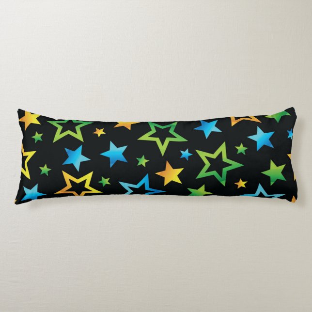 Coussins Longs Motif d'étoiles (Devant)