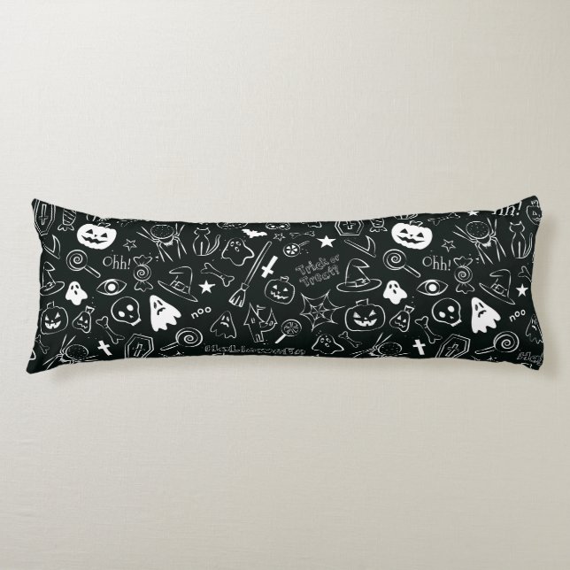 Coussins Longs Motif d'Halloween (Devant)