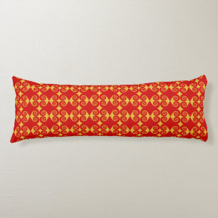 Coussins Longs Motif Diamant Bouclé