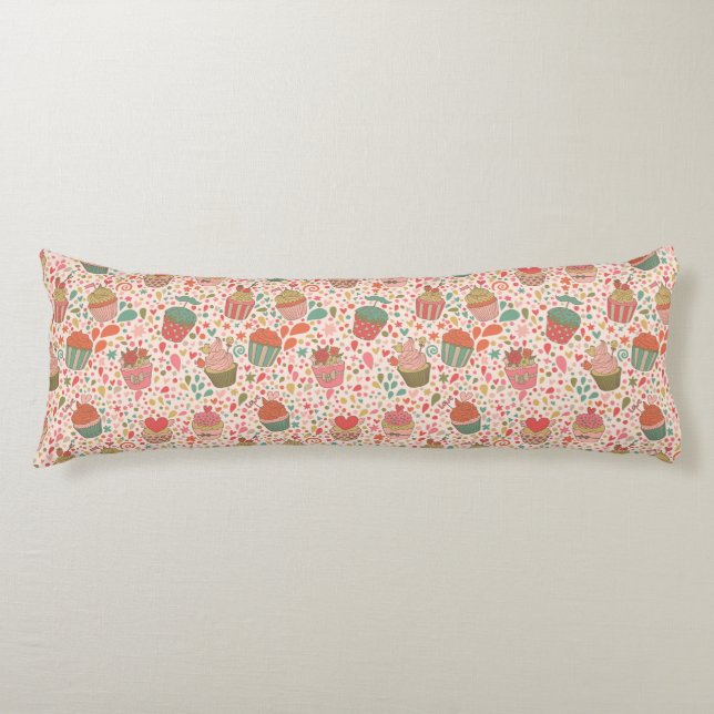 Coussins Longs Motif doux (Devant)