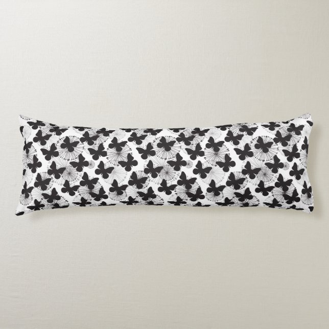 Coussins Longs motif d'un papillon (Devant)