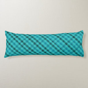 Coussins Longs Motif fait sur commande terriblement turquoise de