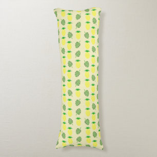 Coussins Longs Motif Feuille d'ananas et de palmiers tropicaux d'