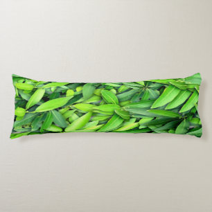 Coussins Longs Motif Feuille verdoyant - Nature Botanique