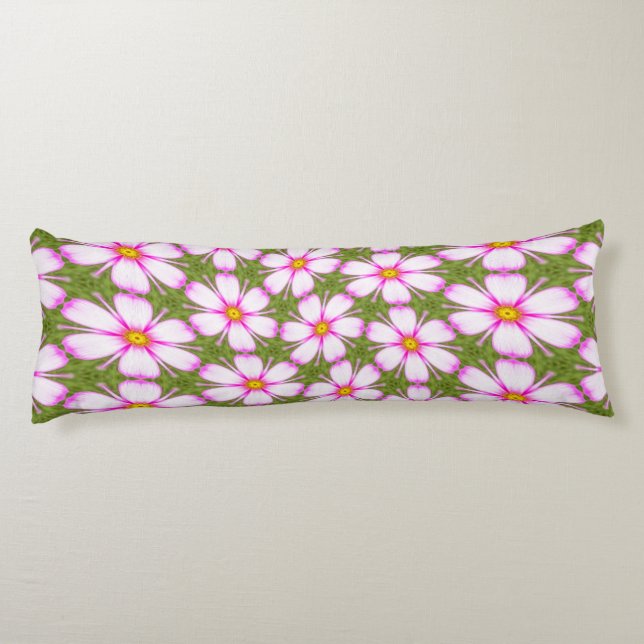 Coussins Longs Motif Fleurs Cosmos (Dos)