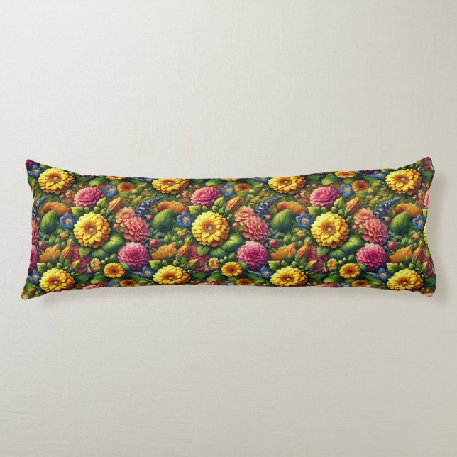 Coussins Longs Motif floral (Devant)