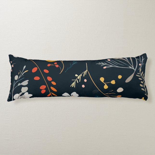 Coussins Longs Motif floral (Devant)