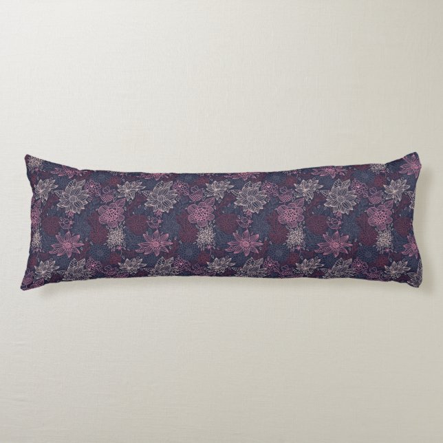 Coussins Longs Motif floral 4 2 (Devant)