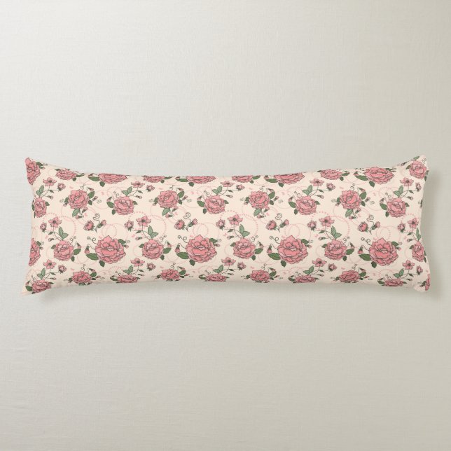 Coussins Longs Motif floral 5 (Devant)